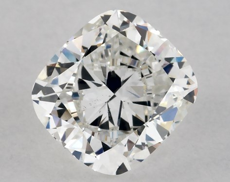 GIA 1.00 Carat H-SI1 Very Good Cut Cushion Modified Diamond